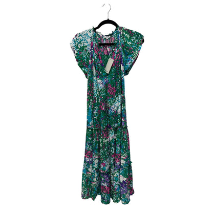 Rails Women's Floral Tiered Midi Dress Eco-Friendly Lightweight Fabric Size Small
