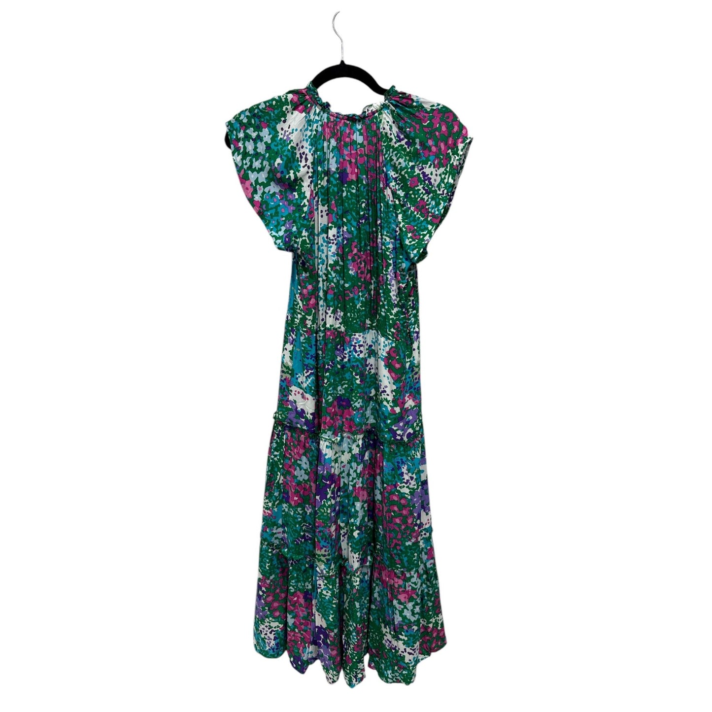 Rails Women's Floral Tiered Midi Dress Eco-Friendly Lightweight Fabric Size Small