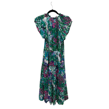 Rails Women's Floral Tiered Midi Dress Eco-Friendly Lightweight Fabric Size Small