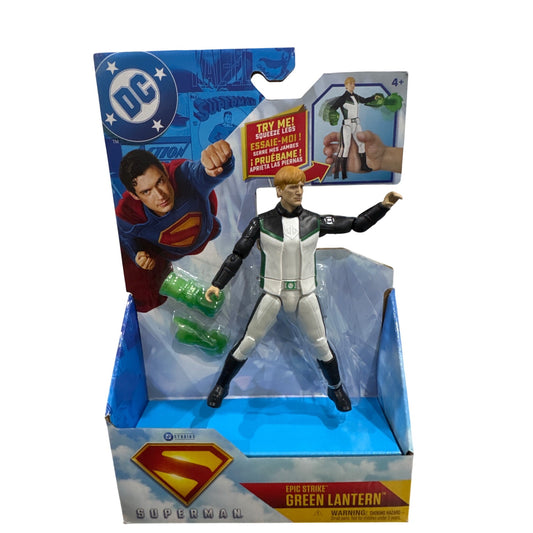DC Epic Strike Green Lantern Action Figure Superman Series 4+ Years Articulated With Accessories New In Box