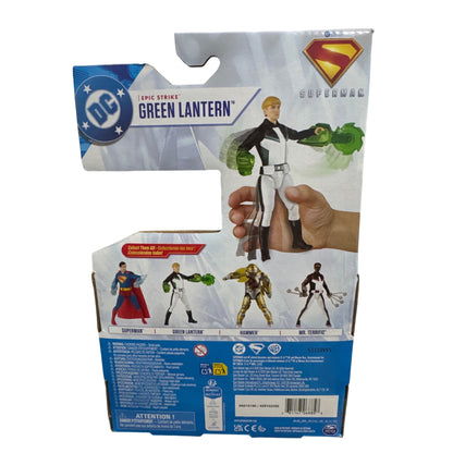 DC Epic Strike Green Lantern Action Figure Superman Series 4+ Years Articulated With Accessories New In Box