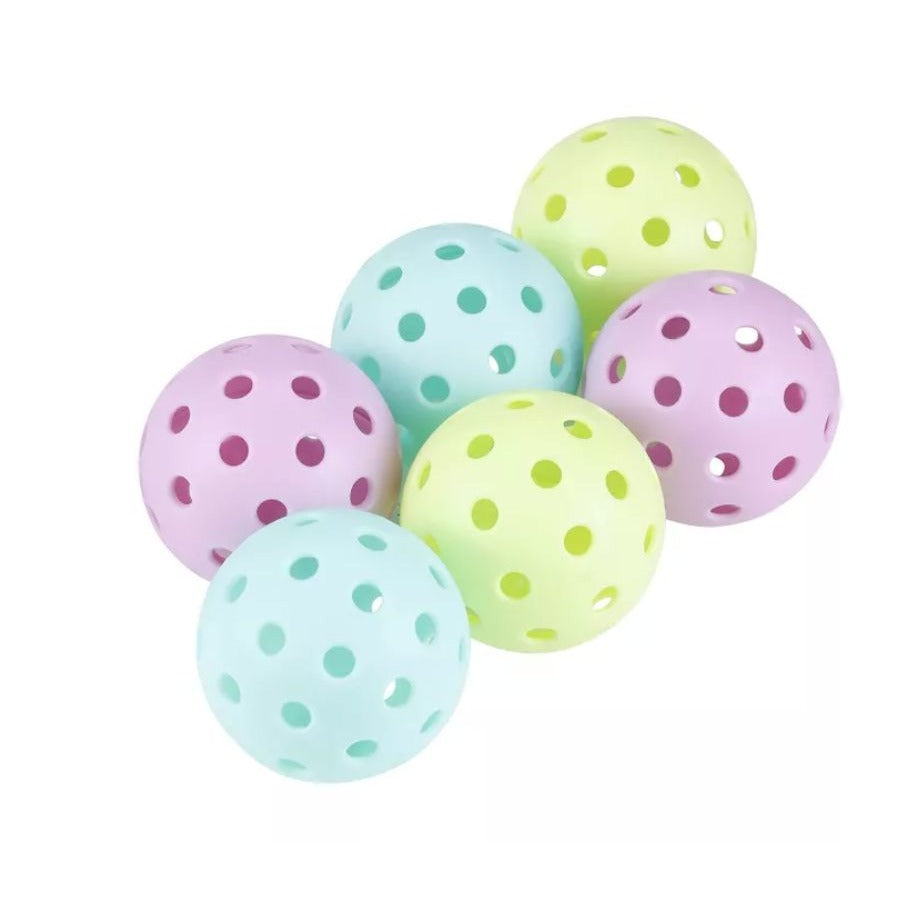 Pickle O'Joe 6pk Balls Pickleballs(2-pack bundle)