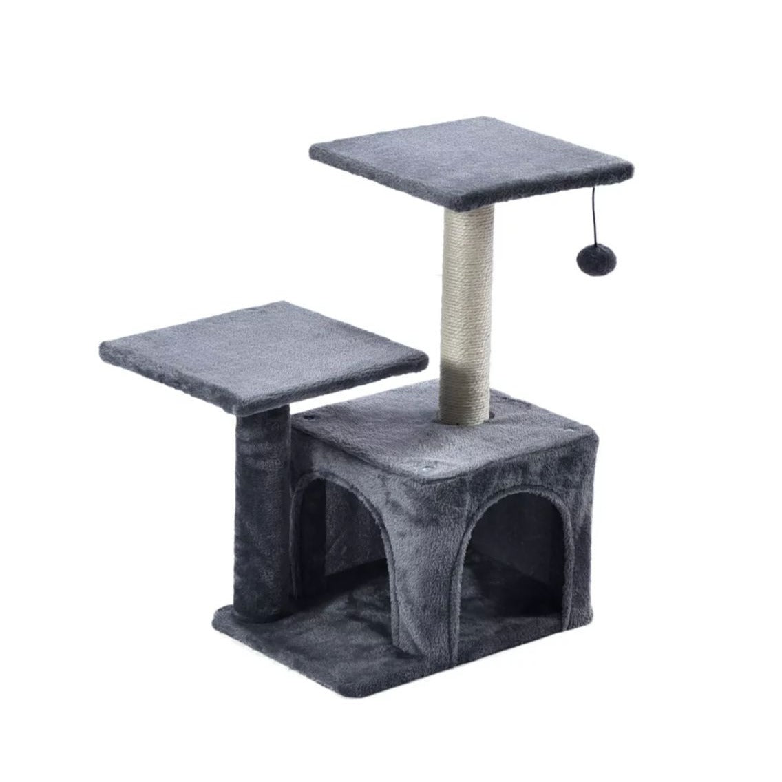 Cat Craft 23" Cat Tree With Condo Multi-Level Activity Center For Climbing Lounging & Play 16" L x 11.4" W x 23" H