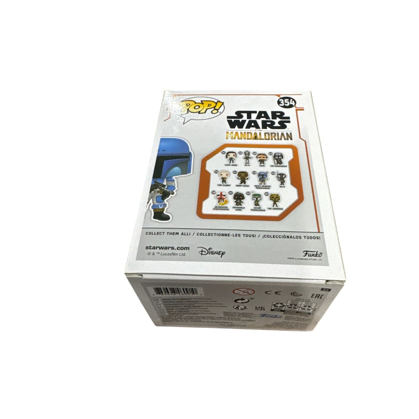 Star Wars Funko Pop! 354 Death Watch Mandalorian Two Stripes Gamestop Exclusive Bobble-Head Figure