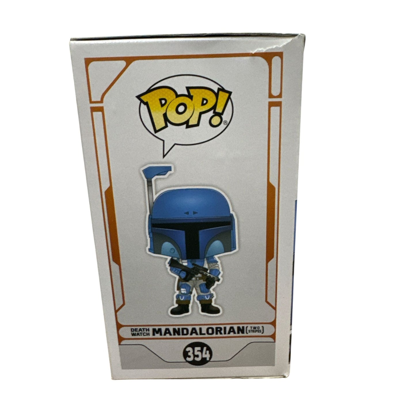 Star Wars Funko Pop! 354 Death Watch Mandalorian Two Stripes Gamestop Exclusive Bobble-Head Figure