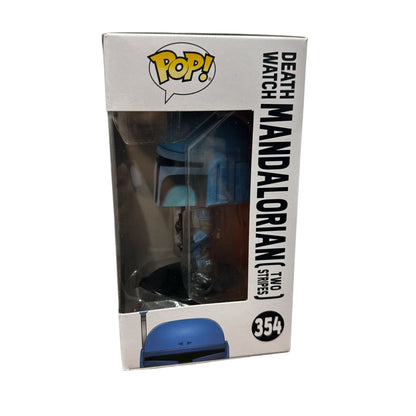 Star Wars Funko Pop! 354 Death Watch Mandalorian Two Stripes Gamestop Exclusive Bobble-Head Figure
