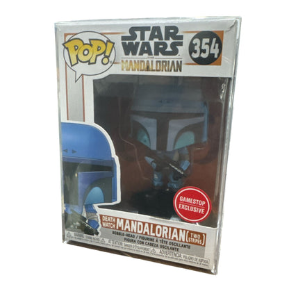 Star Wars Funko Pop! 354 Death Watch Mandalorian Two Stripes Gamestop Exclusive Bobble-Head Figure