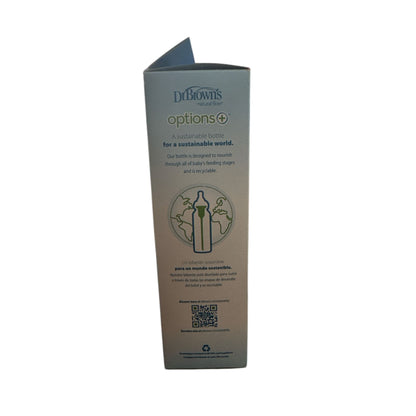 Dr. Browns Anti-Colic Options+ Transition Bottle To Sippy Starter Set BPA-Free 8 Oz Green