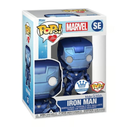 Funko Pop! Marvel Iron Man Make-A-Wish SE Exclusive Bobblehead Figure With Protector