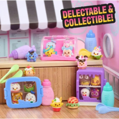 Disney Munchlings Mini Munch Display With 4 Mystery Figures Scented Collectible Toy Set