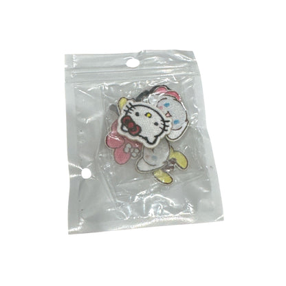 10pcs Cute Kitty Iron-on Patches Cinnamon Kitty Cat Embroidered Iron-on/Sew-on Patch Set for DIY