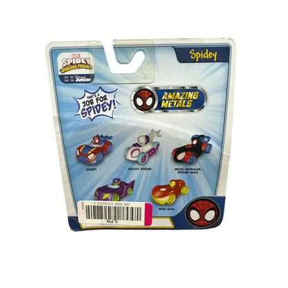 Marvel Spidey and His Amazing Friends Amazing Metals Die-Cast Spidey Car Toy For Kids Aged 3+