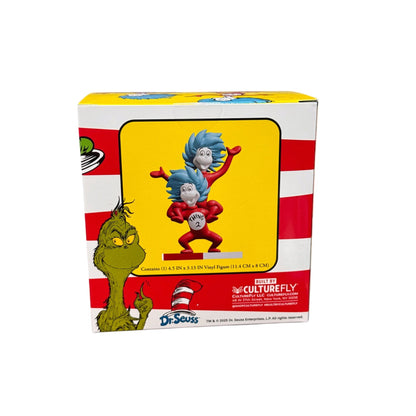 Dr. Seuss Thing 1 & Thing 2 Vinyl Figure Collectible Toy 4.5" For Ages 6+