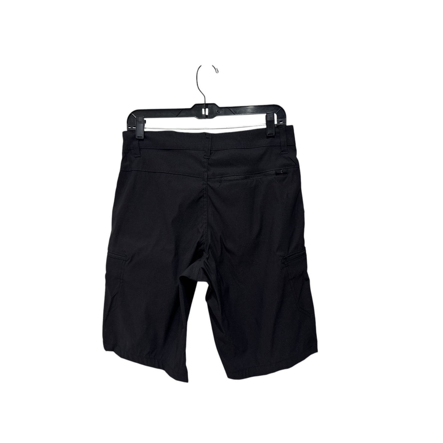 UB Tech Men's Black Nylon Spandex Cargo Shorts Size 30 Classic Fit Lightweight Durable