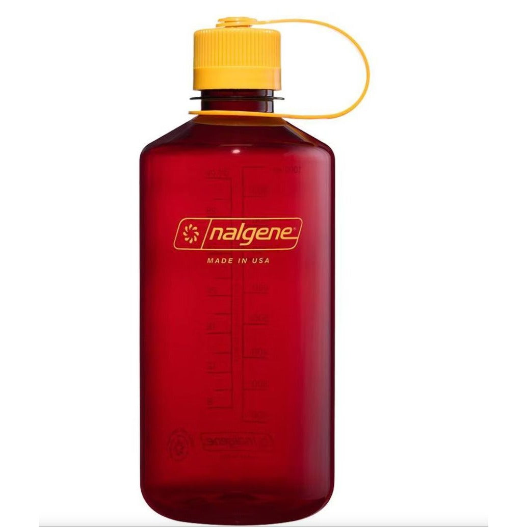 Set of 2 Nalgene 32 Oz Narrow Mouth Water Bottles Laker & Marmalade BPA-Free Durable Leakproof USA-Made