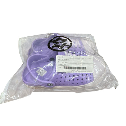 Kids Purple Water Shoes With Closed-Toe Design, Size 33 (US 1.5) For Beach Or Casual Wear