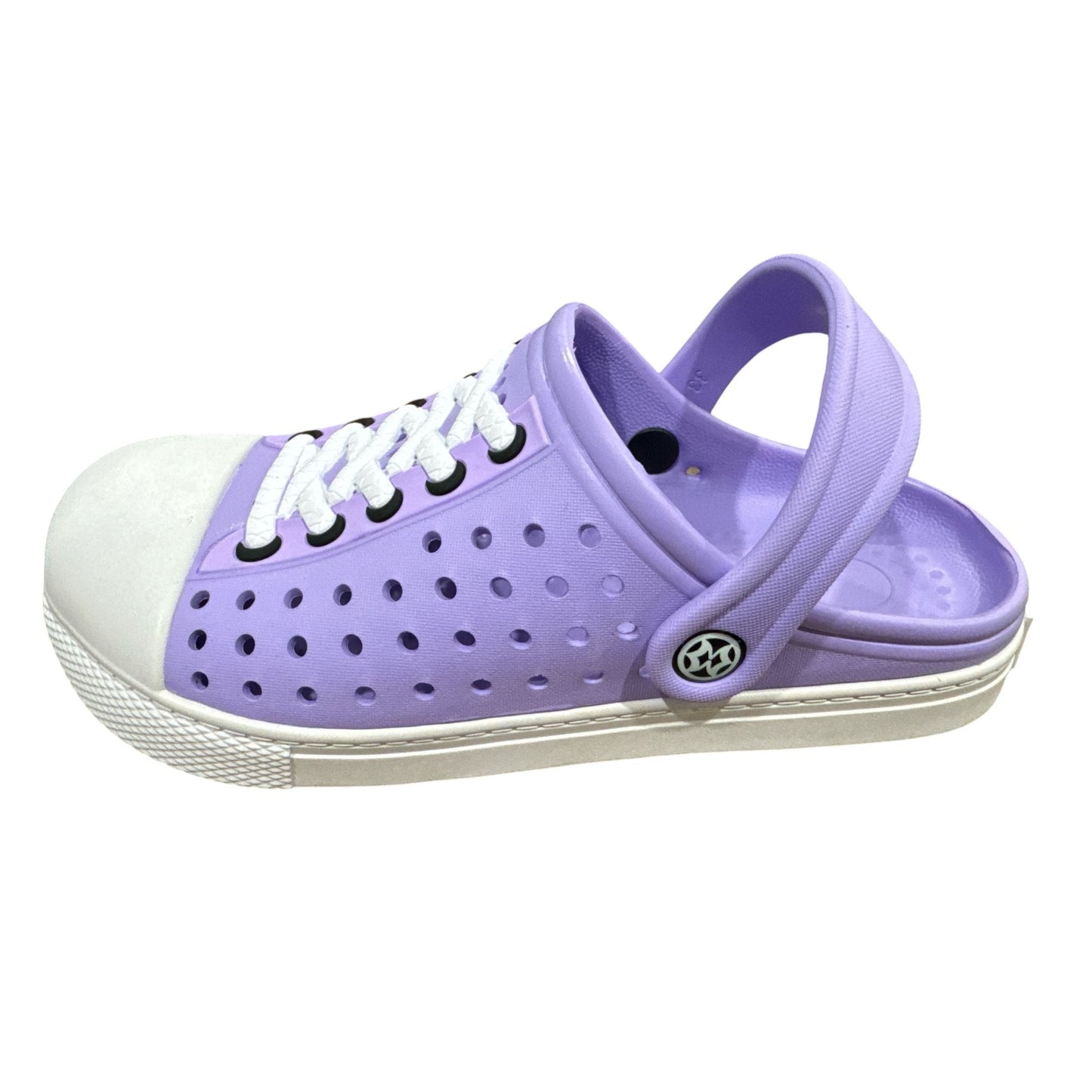 Kids Purple Water Shoes With Closed-Toe Design, Size 33 (US 1.5) For Beach Or Casual Wear