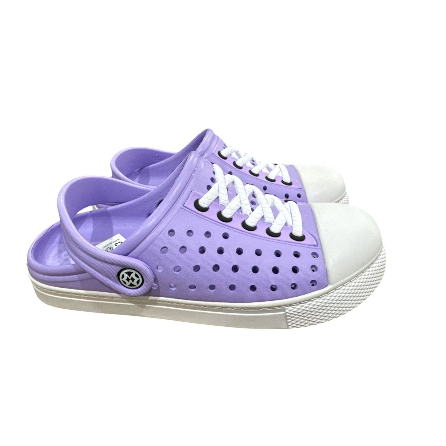 Kids Purple Water Shoes With Closed-Toe Design, Size 33 (US 1.5) For Beach Or Casual Wear