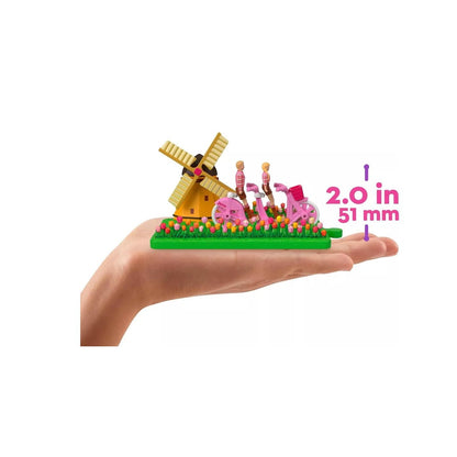Barbie The Movie Windmill Scene Playset With Bikes & Figures 2 Inches Ages 4+ By Mattel