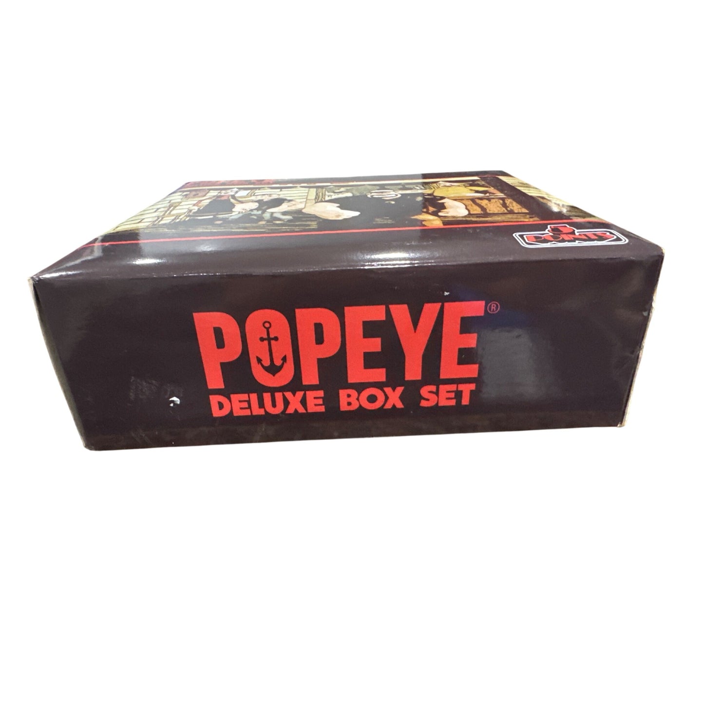 Popeye Deluxe Box Set By Mezco Toyz With Character Accessories & Rough House Cafe Playset