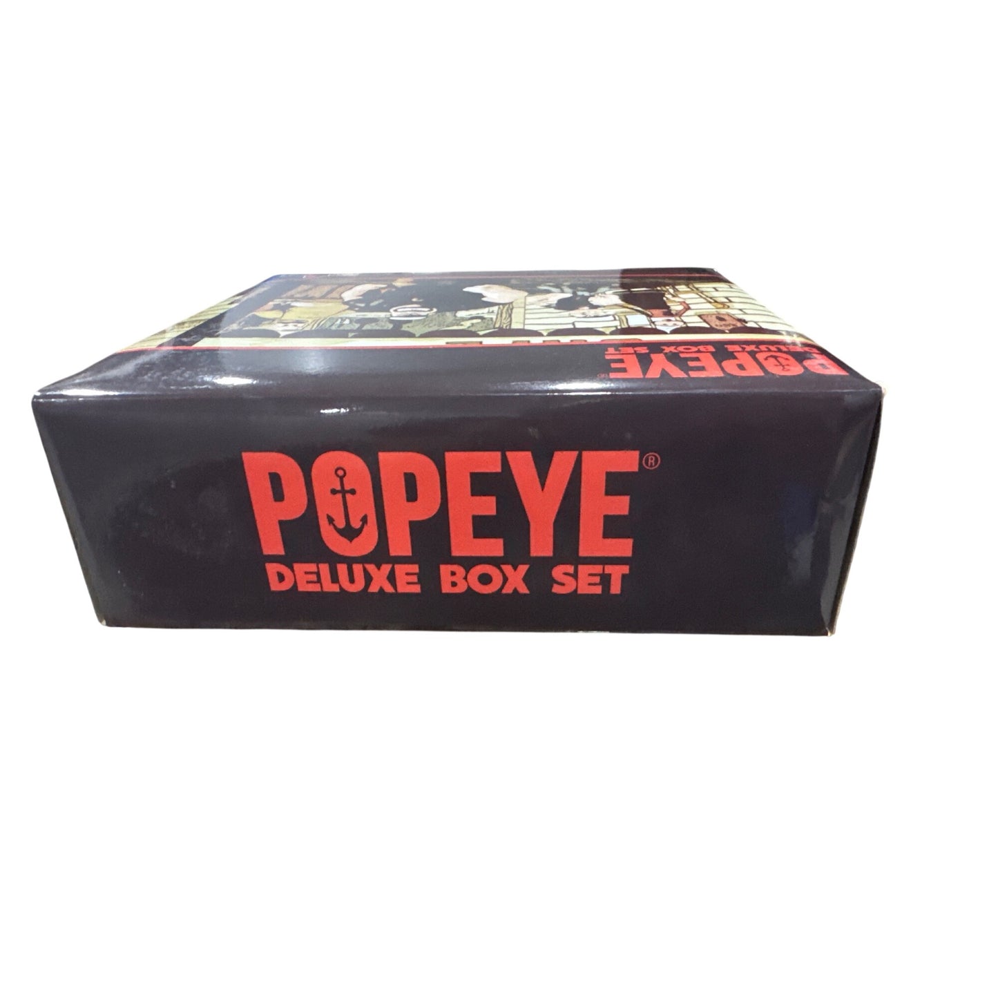 Popeye Deluxe Box Set By Mezco Toyz With Character Accessories & Rough House Cafe Playset