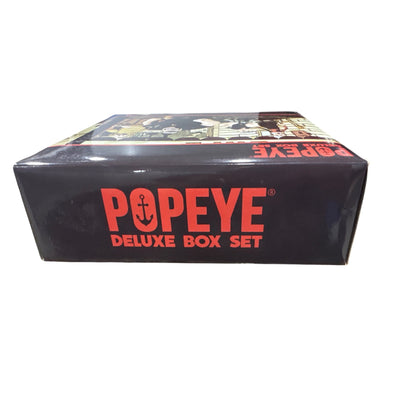 Popeye Deluxe Box Set By Mezco Toyz With Character Accessories & Rough House Cafe Playset