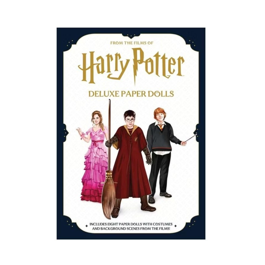 Harry Potter Deluxe Paper Dolls Book With Costumes & Background Scenes From The Films