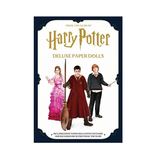 Harry Potter Deluxe Paper Dolls Book With Costumes & Background Scenes From The Films
