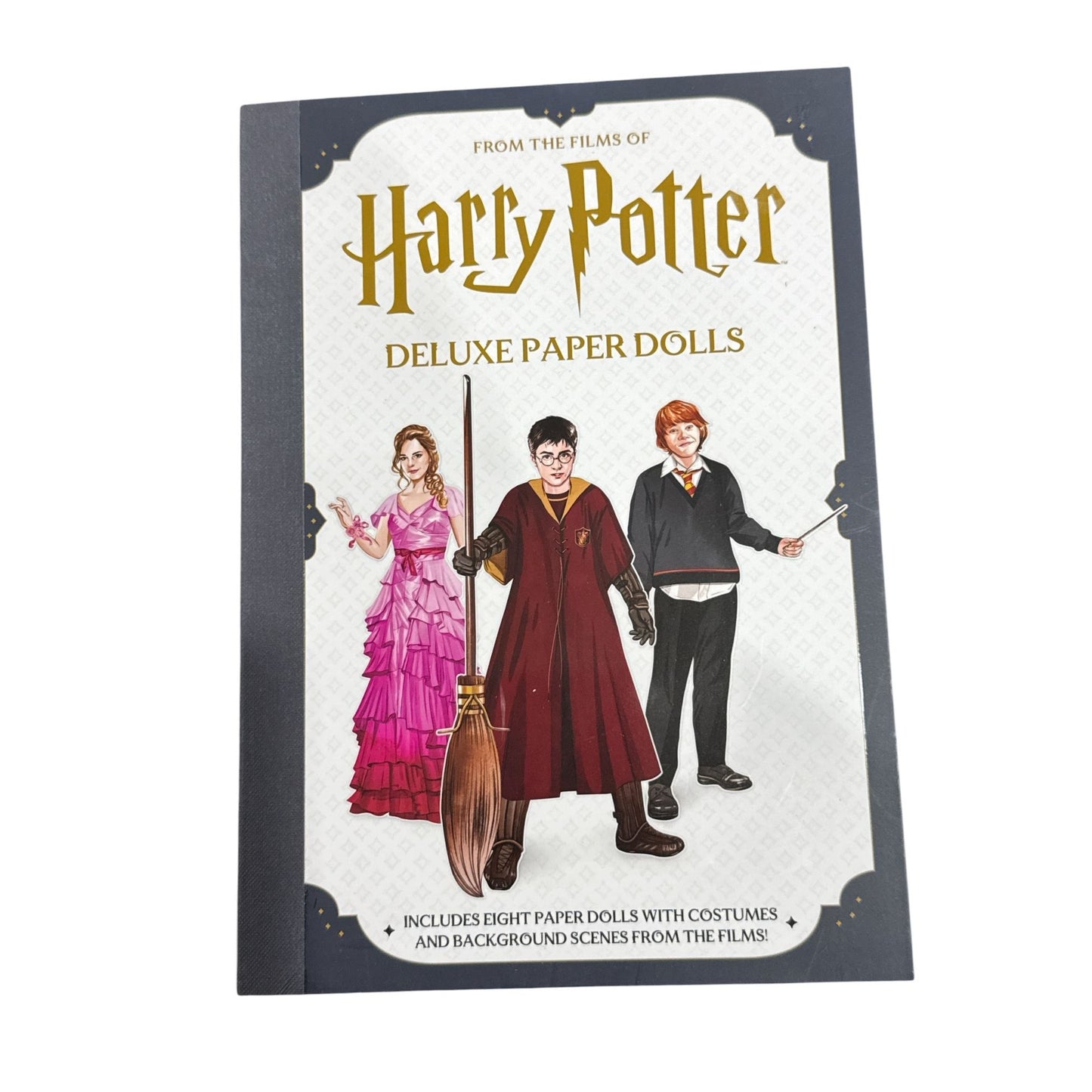 Harry Potter Deluxe Paper Dolls Book With Costumes & Background Scenes From The Films