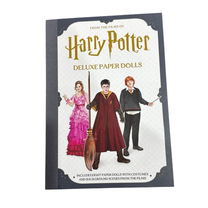 Harry Potter Deluxe Paper Dolls Book With Costumes & Background Scenes From The Films