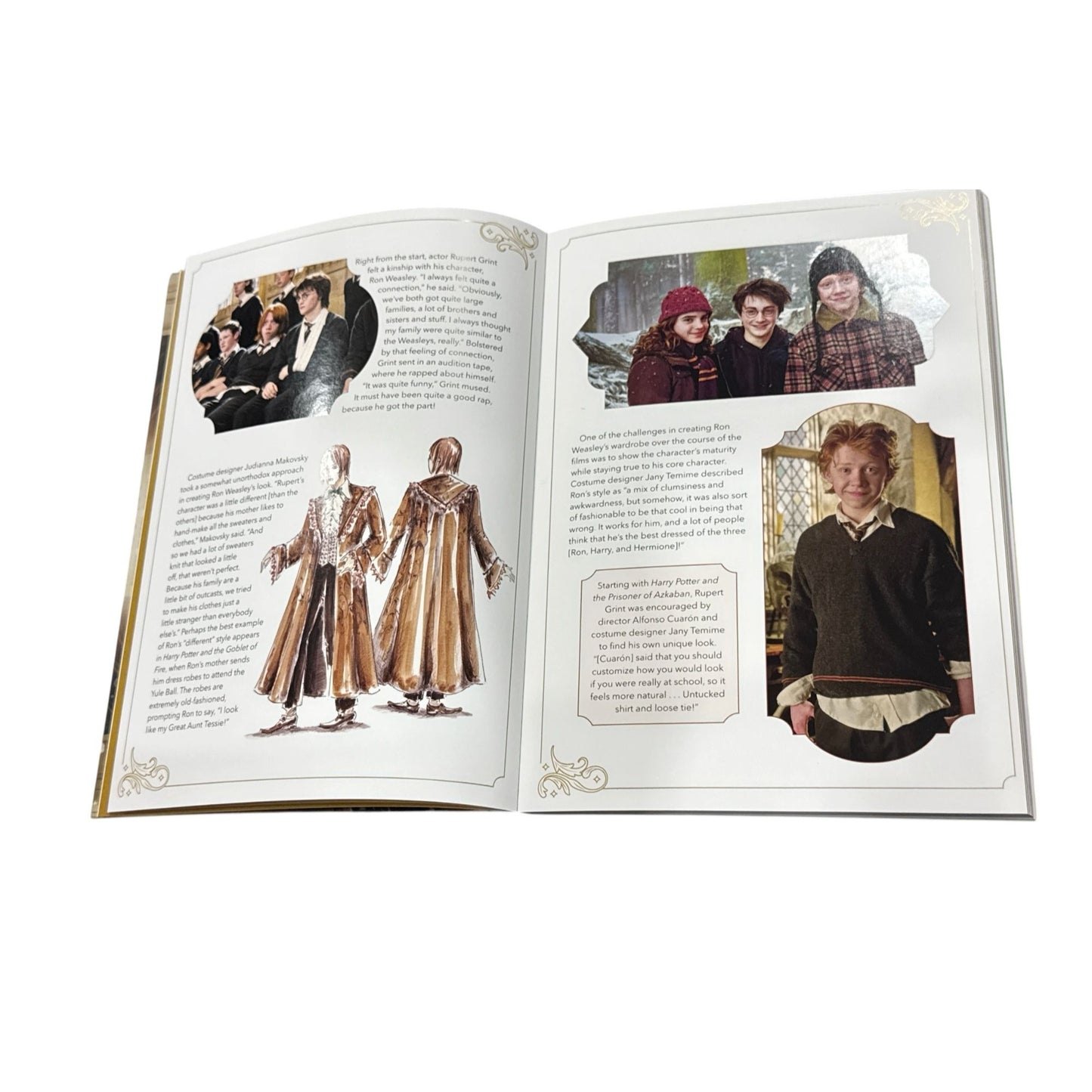 Harry Potter Deluxe Paper Dolls Book With Costumes & Background Scenes From The Films