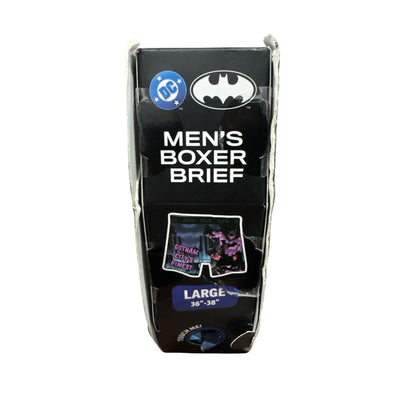 Batman Men's Boxer Briefs Large 36-38" Gotham City's Finest DC Comics Official Merchandise