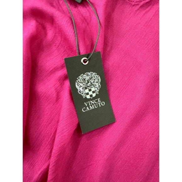 Vince Camuto Bright Pink Crochet Back Women's Kimono One Size