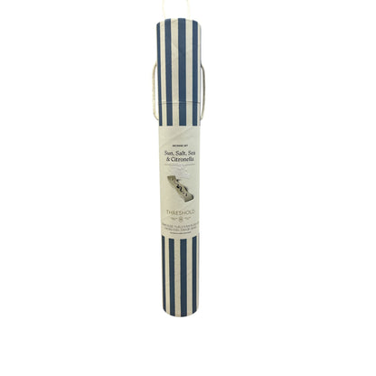 Sun Salt Sea & Citronella Incense Set With Ceramic Holder By Threshold