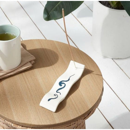 Sun Salt Sea & Citronella Incense Set With Ceramic Holder By Threshold