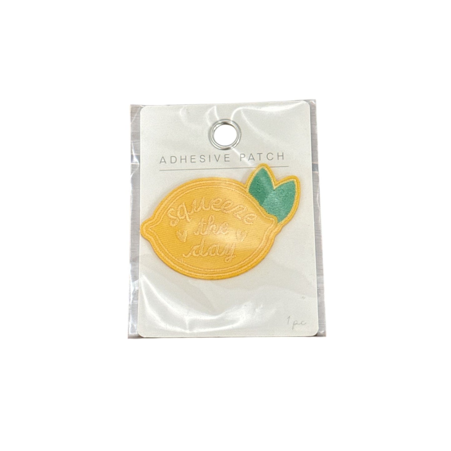 Adhesive Patch Set Of 8 - Rainbow Lemon Peach Airplane Designs