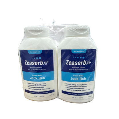 Zeasorb Super Absorbent Antifungal Treatment Powder for Jock Itch, 2.5 Ounce (Pack of 2)