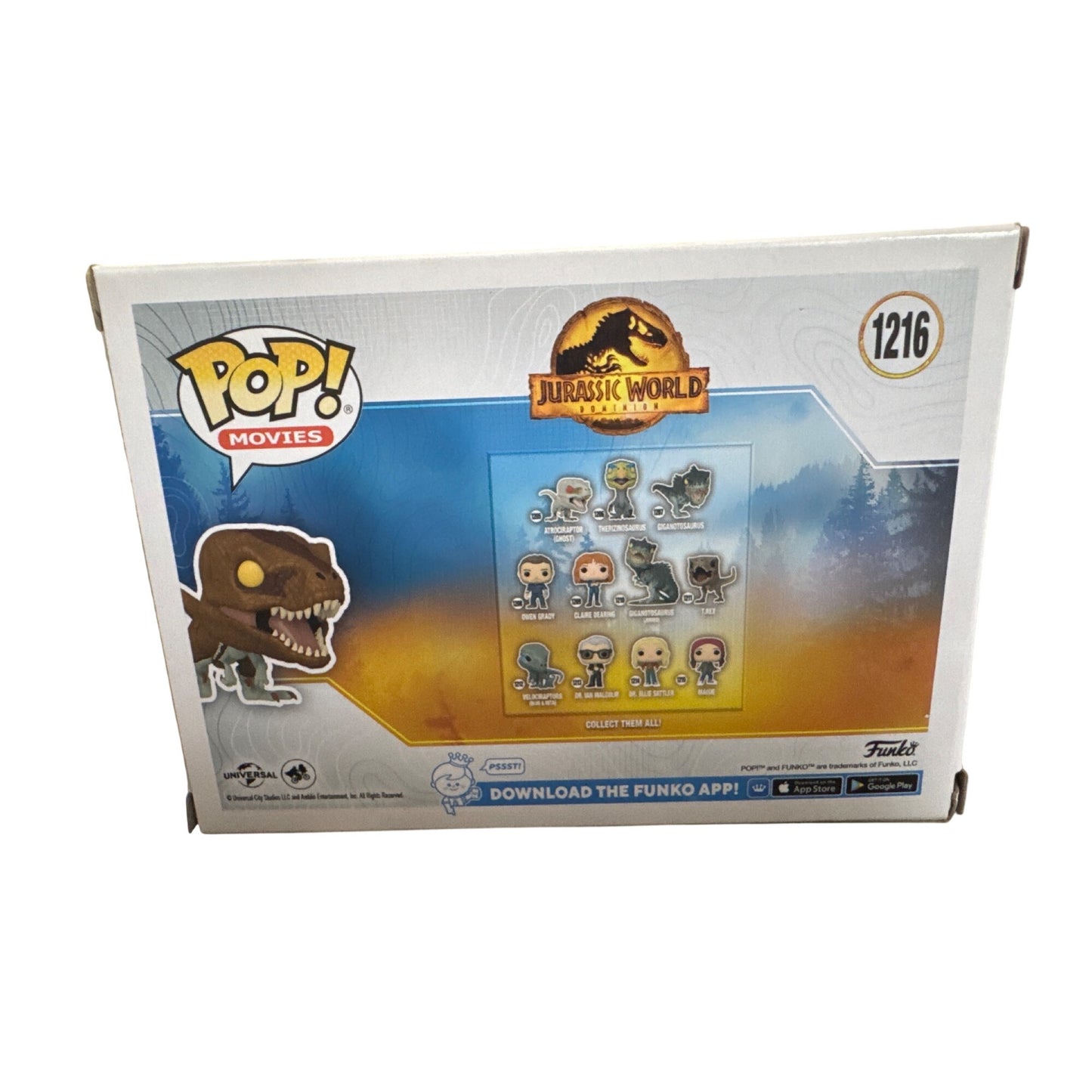 Jurassic World Dominion Funko Pop Movies Atrociraptor Panthera #1216 Vinyl Figure Exclusive