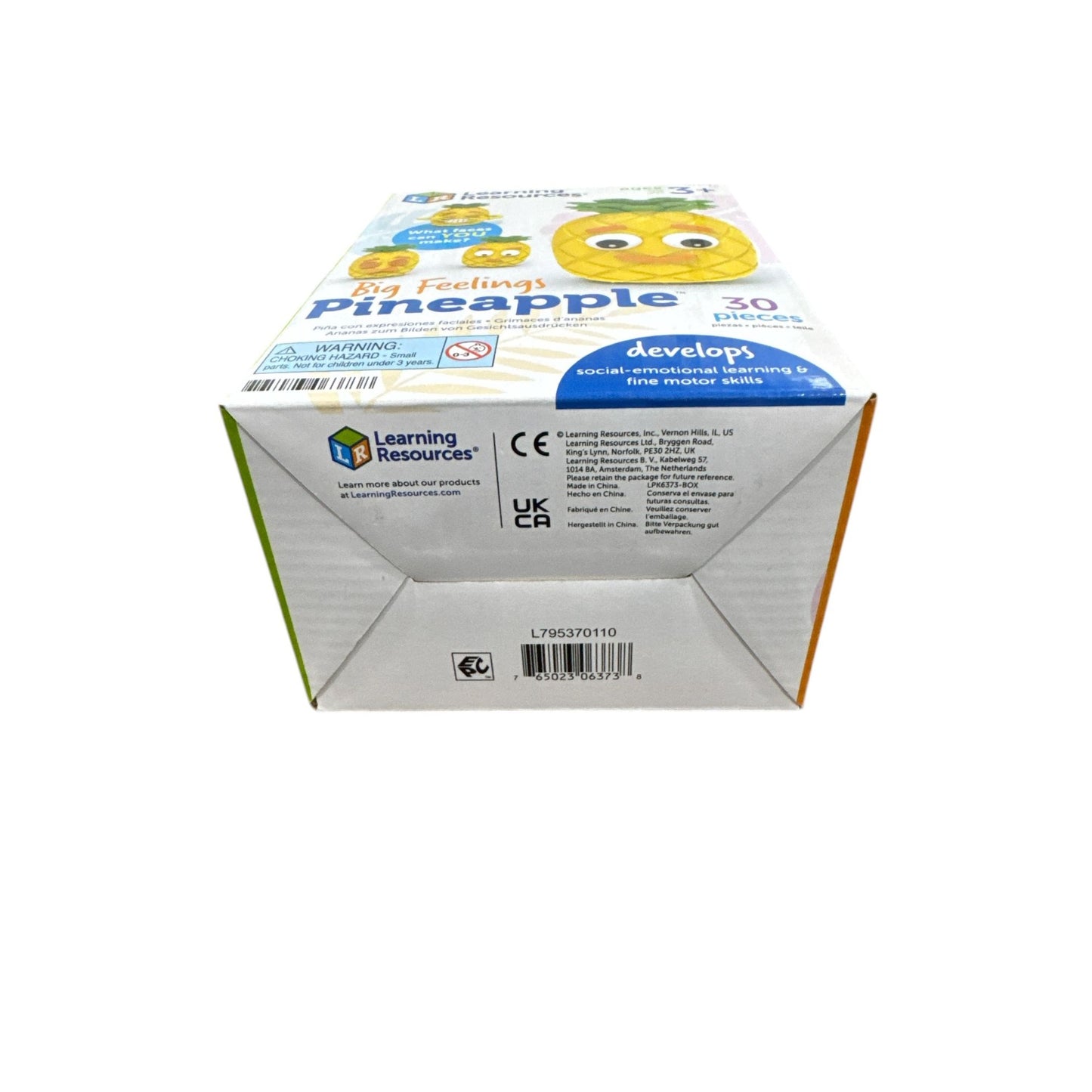 Learning Resources Big Feelings Pineapple Toy 30-Piece Set For Ages 3+ Pre-K Emotional Learning & Fine Motor Skills