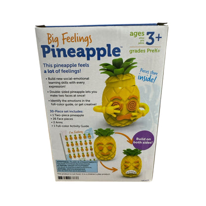 Learning Resources Big Feelings Pineapple Toy 30-Piece Set For Ages 3+ Pre-K Emotional Learning & Fine Motor Skills
