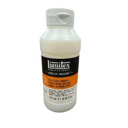 Blick Studio Acrylic Paint Set 120ml Tubes With Brushes & Liquitex Gloss Varnish