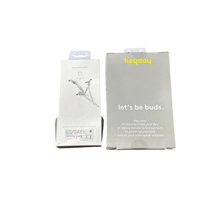 Heyday Wired Earbuds & Strawberry Keychain Holder For Apple AirTag