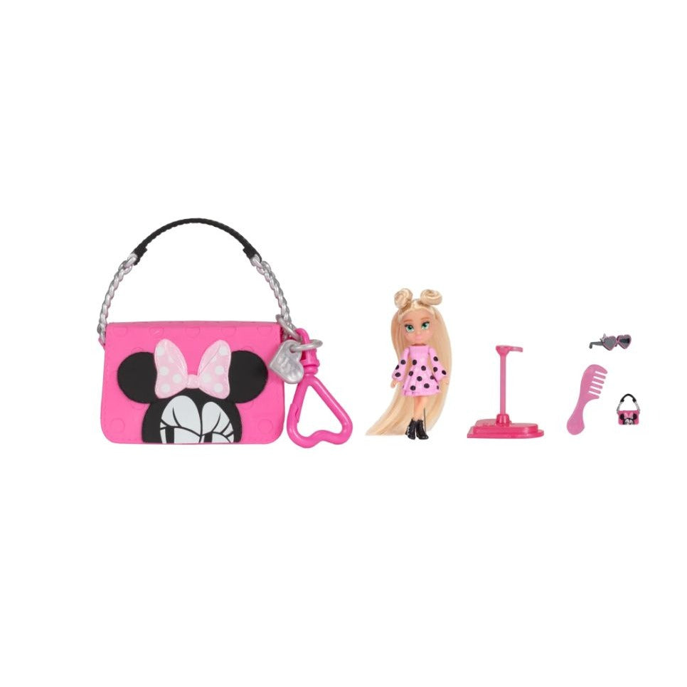 Disney ILY 4Ever Tote Teenies Minnie Mouse Series 1 Collectible Doll Set With Accessories