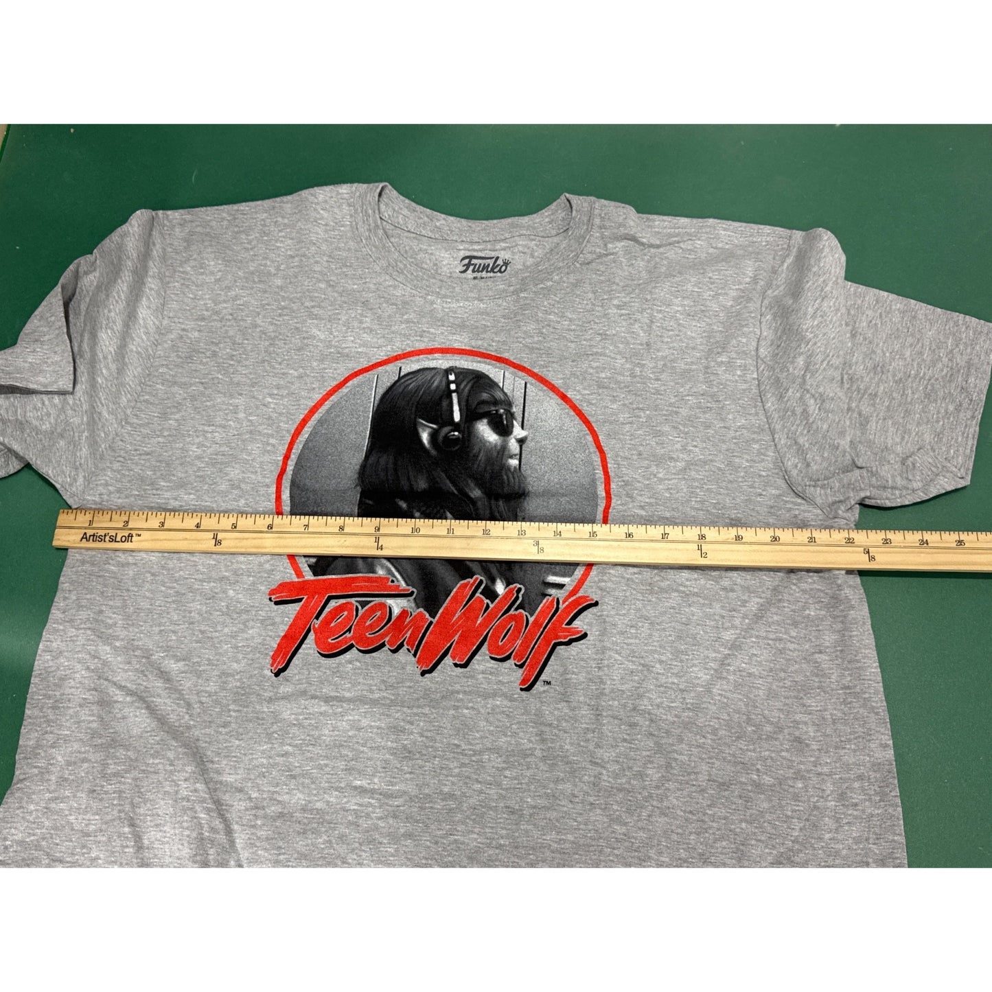 Teen Wolf Funko Graphic T-Shirt Gray XL 1985 Retro Design