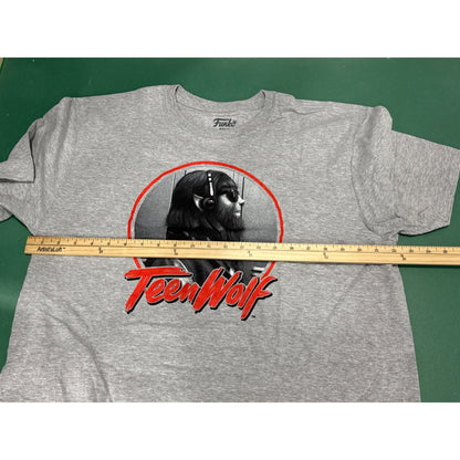 Teen Wolf Funko Graphic T-Shirt Gray XL 1985 Retro Design