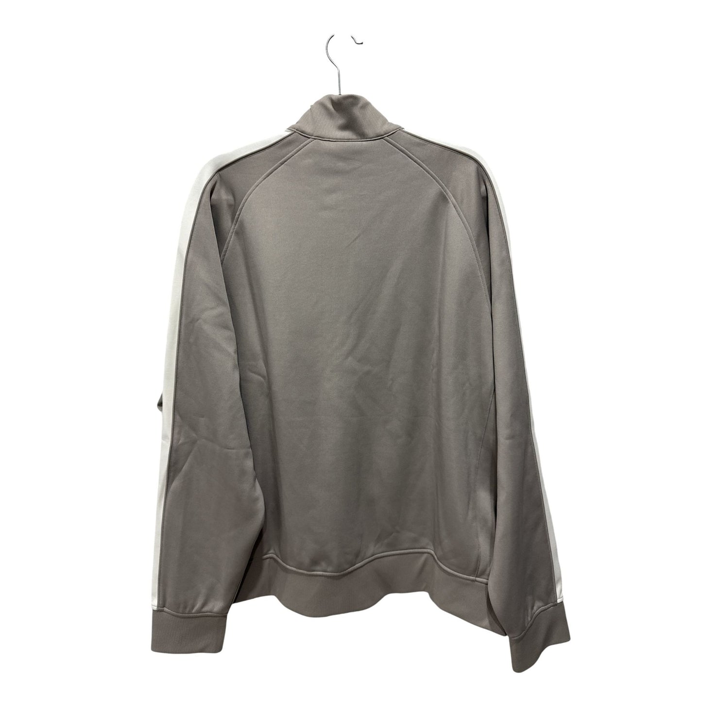 Gymshark Men's Track Jacket XXL Mushroom Grey Full Zip Athletic Top