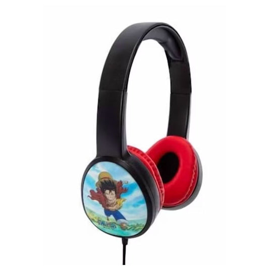 One Piece Wired Headphones With Adjustable Headband & Soft Ear Cushions 3.5mm Jack Age 13+ By Culturefly