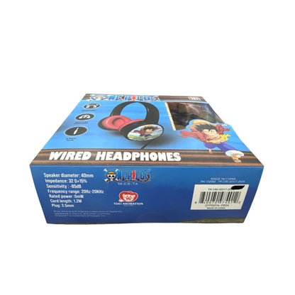 One Piece Wired Headphones With Adjustable Headband & Soft Ear Cushions 3.5mm Jack Age 13+ By Culturefly
