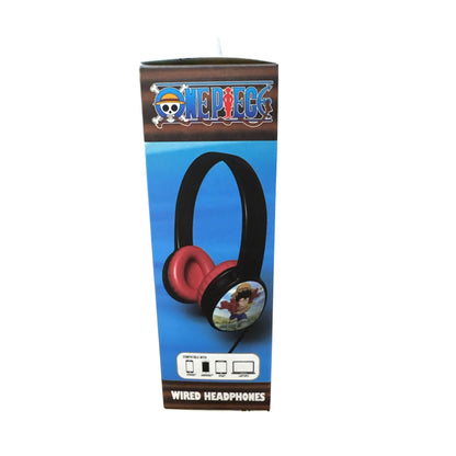 One Piece Wired Headphones With Adjustable Headband & Soft Ear Cushions 3.5mm Jack Age 13+ By Culturefly