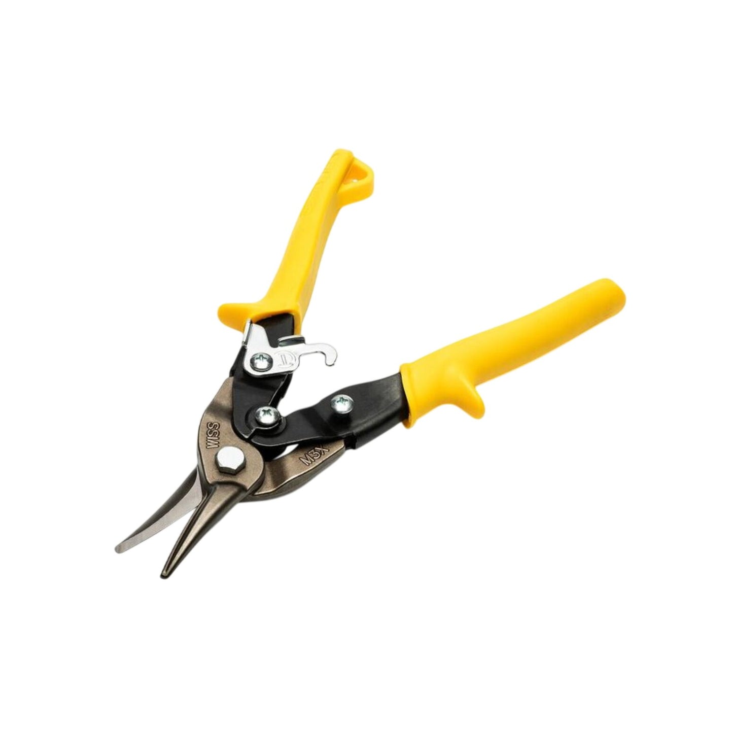 Crescent Aviation Snips With Yellow Ergonomic Handles For Cutting Sheet Metal
